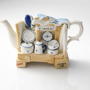 Vintage Paul Cardew “China Stall” mini teapot.